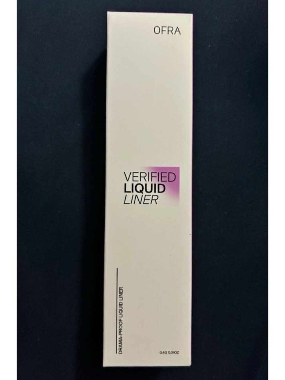 OFRA Brown Verified Liquid Liner 0.4g/0.01oz Precision Long-Wear Full Size *NIB